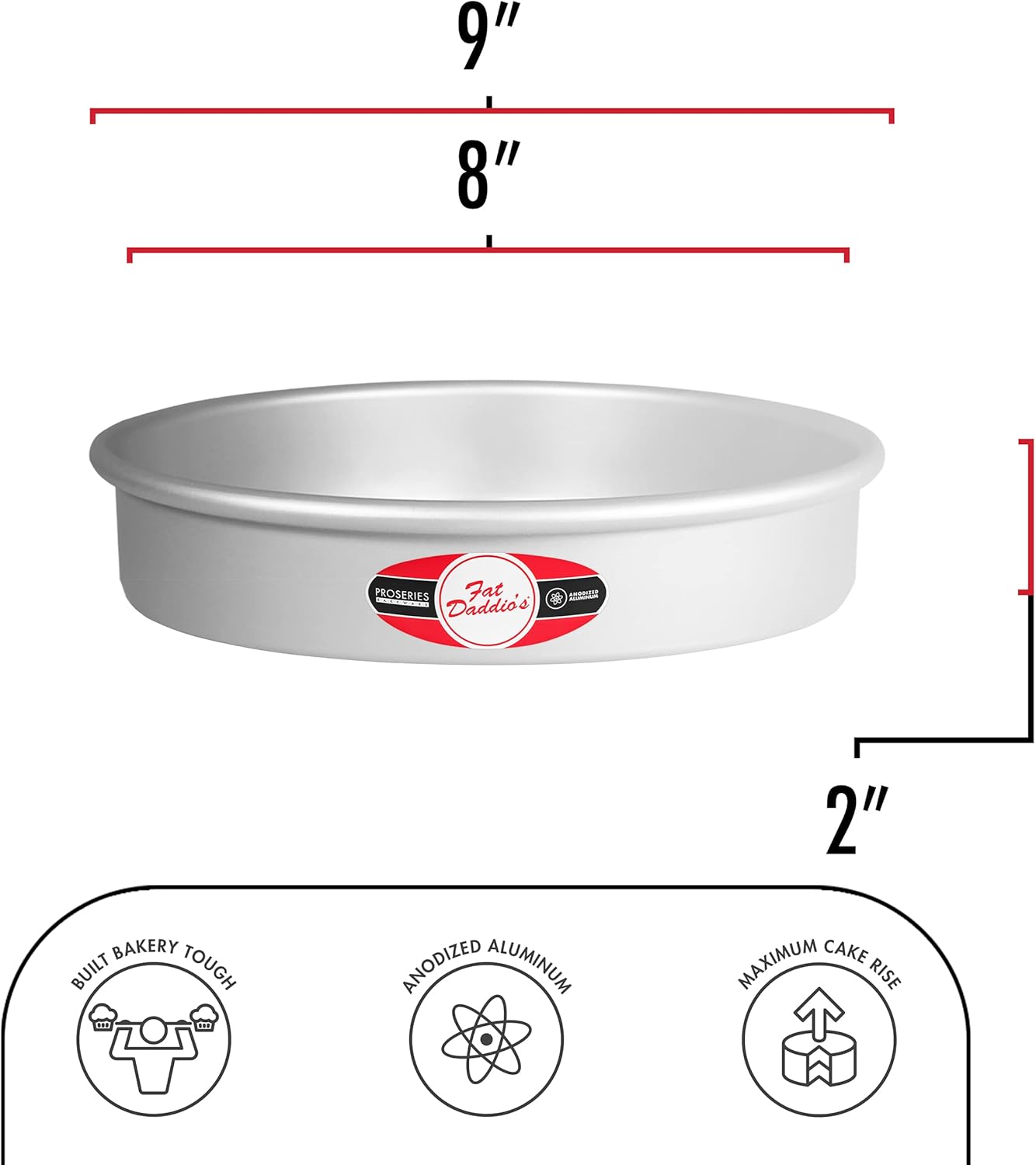 2" Deep Round Cake Pans