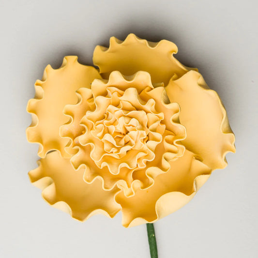 2.5" Carnation - Antique Yellow
