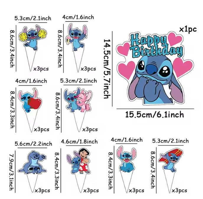 Stitch Birthday Cake Topper