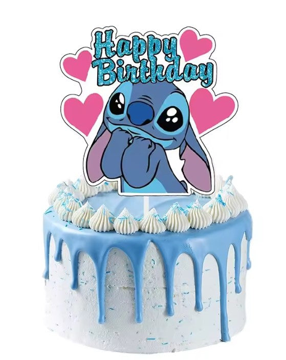 Stitch Birthday Cake Topper