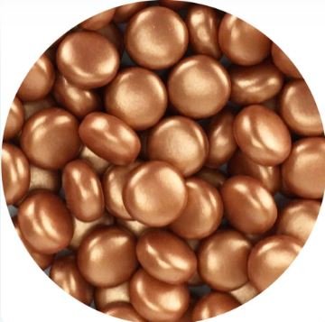 Copper Lentil Dragees