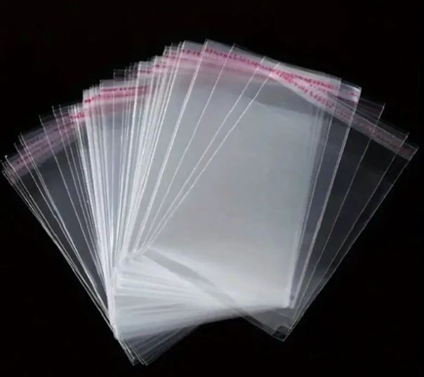 Clear Self-Sealing Treat Bags  (100 Bags)