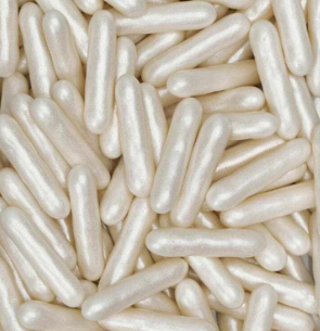 Metallic White Rods