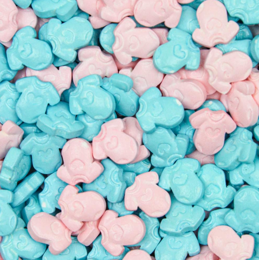Baby Onesie Shaped Sprinkles
