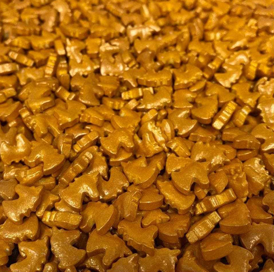 Gold Pearl Unicorn Head Shaped Sprinkles