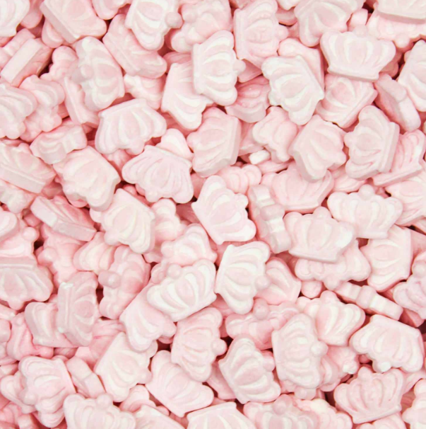 Pink Princess Crown Shaped Sprinkles