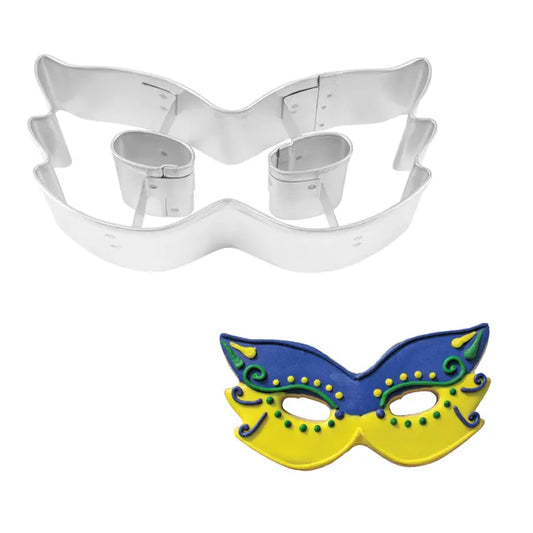 Mardi Gras Mask Cookie Cutter (4")