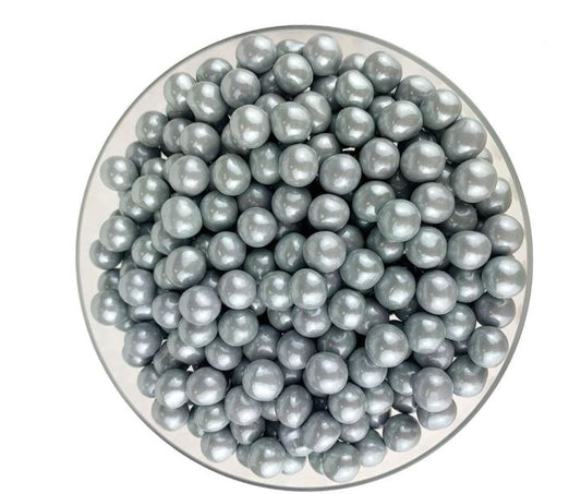 Shimmer Silver Sugar Pearls