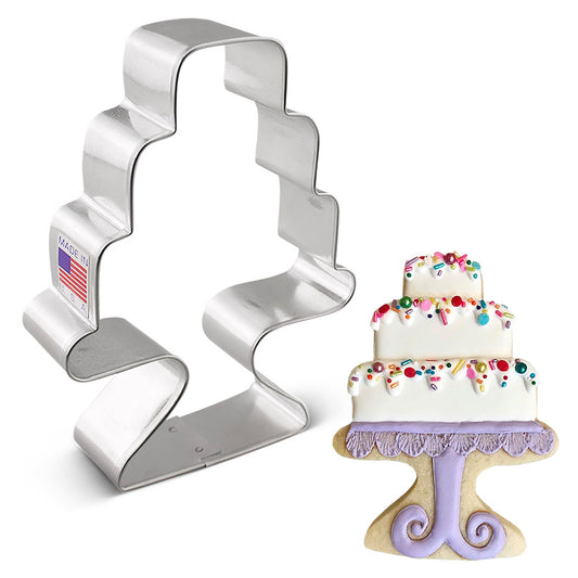 Cake stand cookie cutter