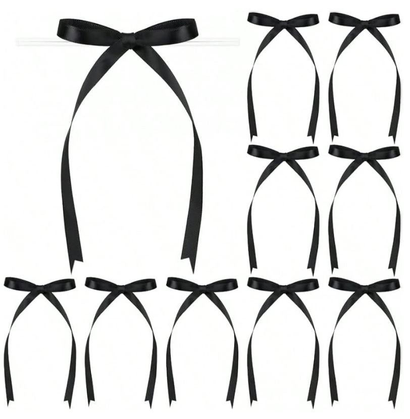 Black Bow Cake Topper