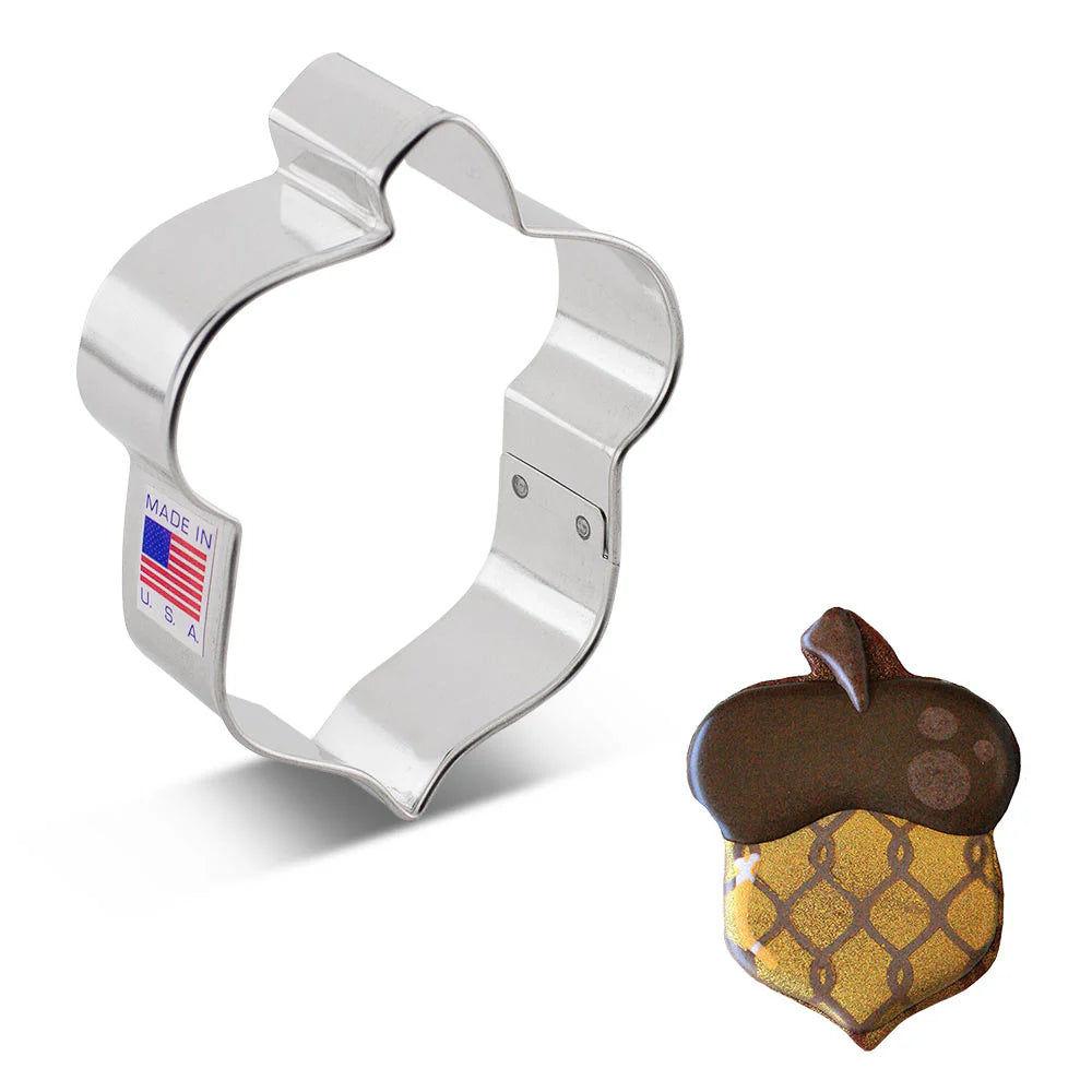 Acorn cookie cutter