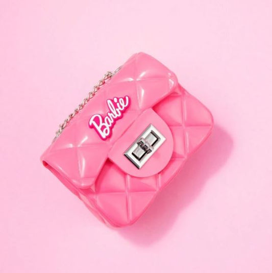 Miniso Barbie Series Pink Jelly Mini Bag