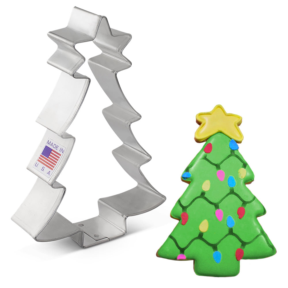 Christmas Tree with Star Cookie Cutter