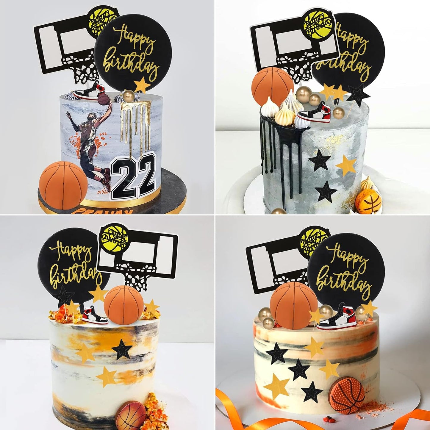 21pcs Basketball Theme Cake Topper