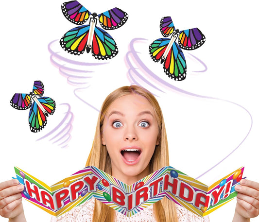 Wind Up Card, Magic Birthday Surprise