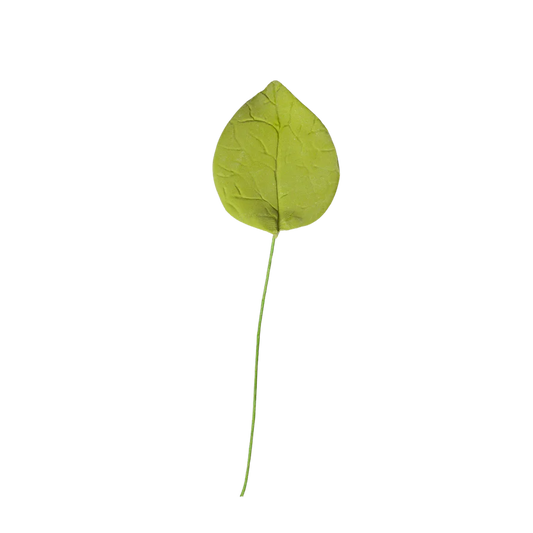 1" Blossom Leaf Single - Green