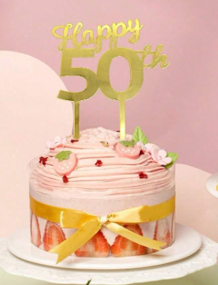Acrylic Age Birthday Topper
