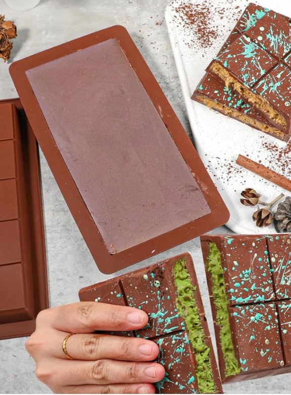 1pc Chocolate Bar Silicone Mold