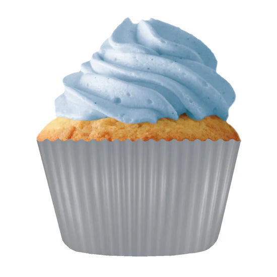 Silver Greaseproof Liner - Cupcake Creations