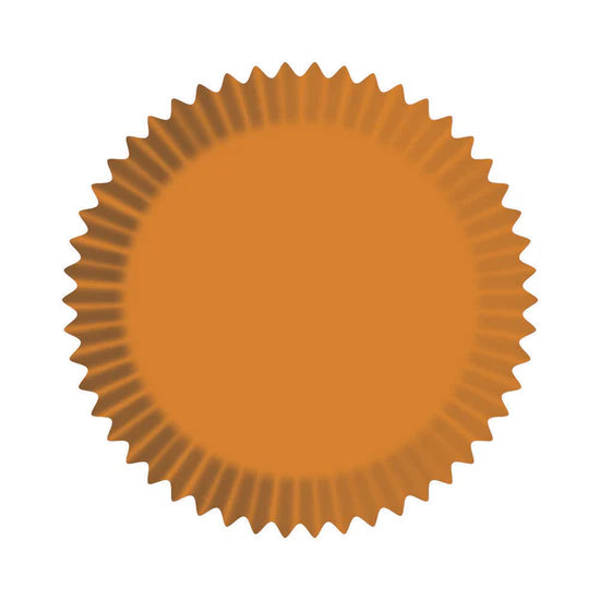 Orange Greaseproof Liner - Cupcake Creations