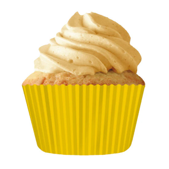 Yellow Greaseproof Liner - Cupcake Creations