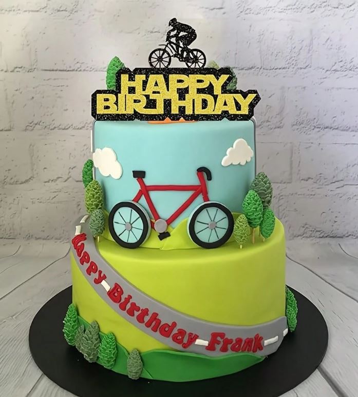 Bicycle Cake Topper