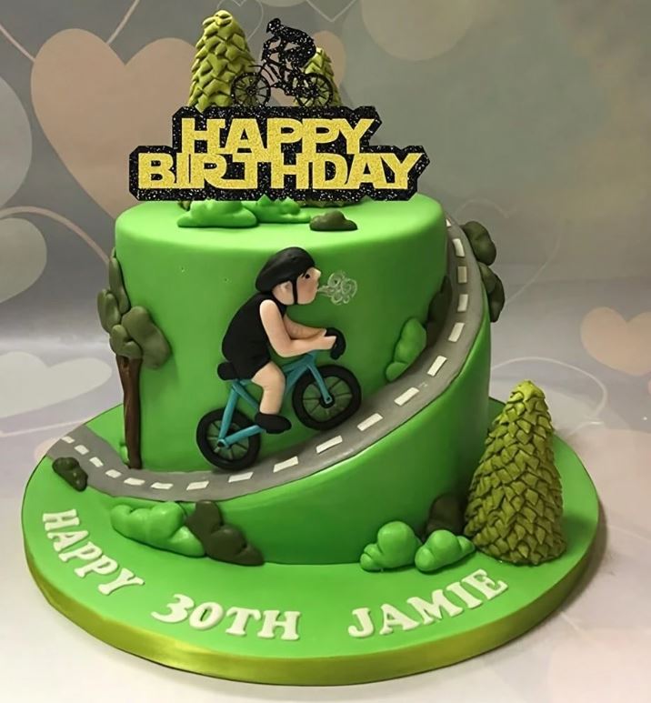 Bicycle Cake Topper