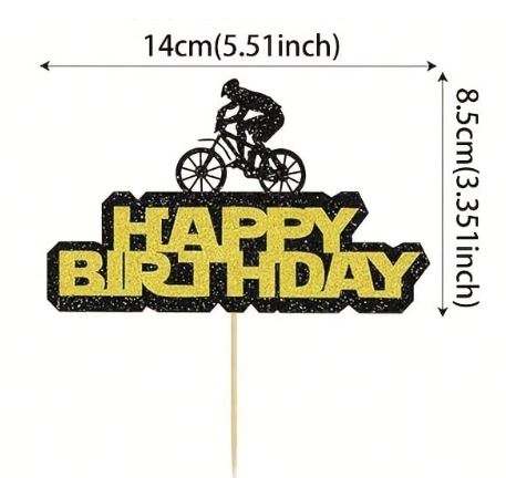 Bicycle Cake Topper
