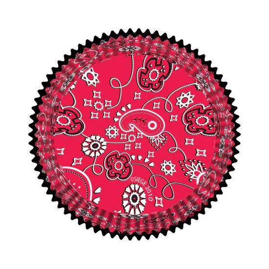 Red Bandana Baking Cups - Cupcake Creations