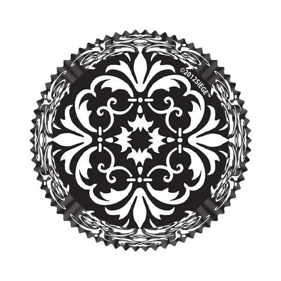 Black Damask Baking Cups - Cupcake Creations