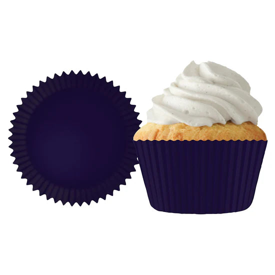 Navy Blue Greaseproof Liner - Cupcake Creations