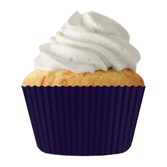 Navy Blue Greaseproof Liner - Cupcake Creations