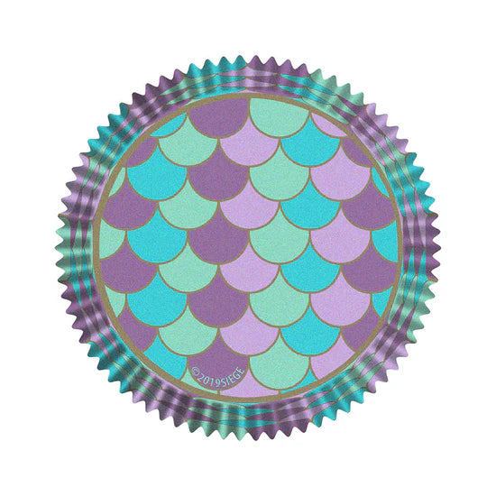 Mermaid Scales Baking Cups - Cupcake Creations