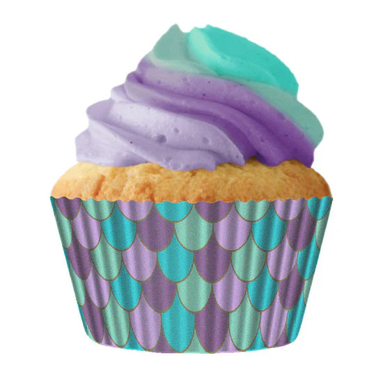 Mermaid Scales Baking Cups - Cupcake Creations