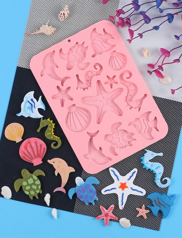 Marine Life Silicone Mold