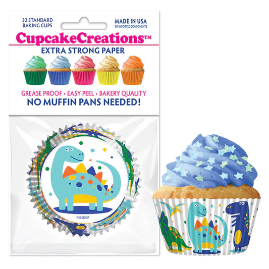 Dinosaurs Baking Cups - Cupcake Creations