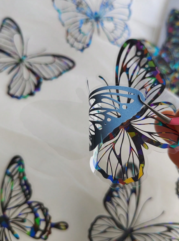 20pcs Black Butterfly & Shell