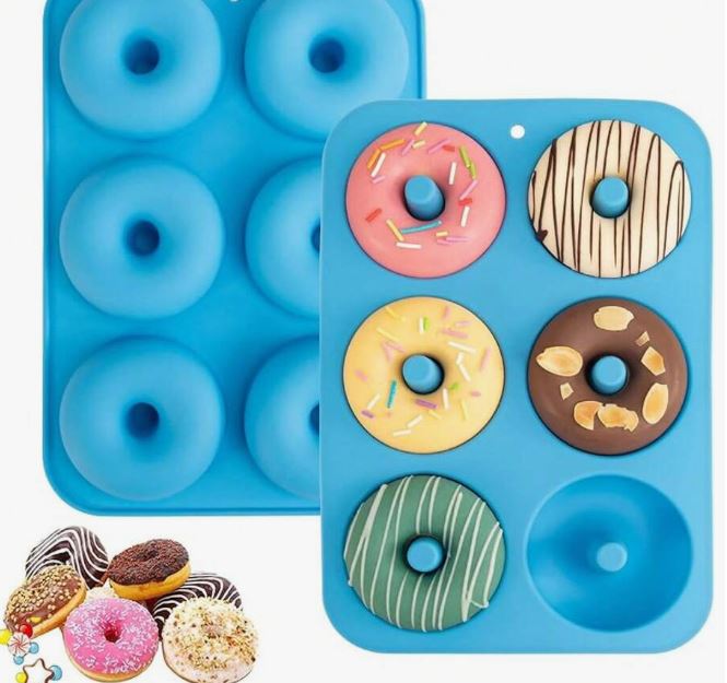 Silicone Mold - 6 Donuts