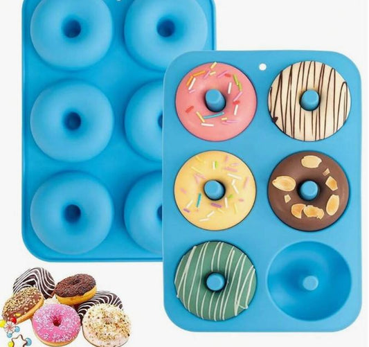 Silicone Mold - 6 Donuts