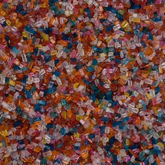Rainbow Mix Sugar Crystals