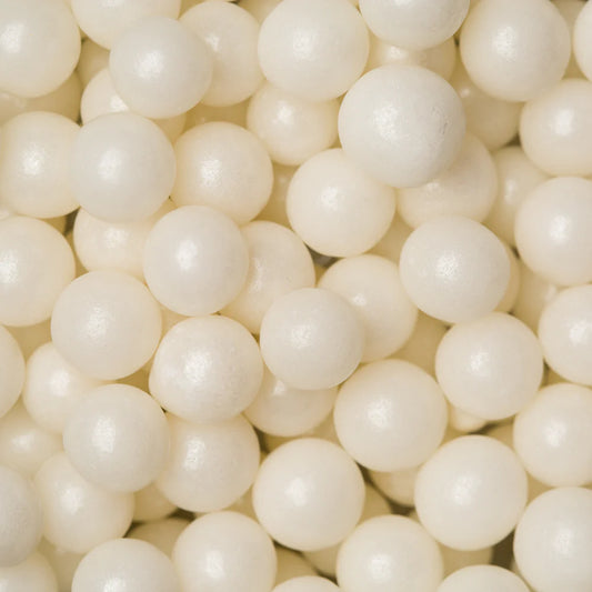 10mm White Sugar Pearls