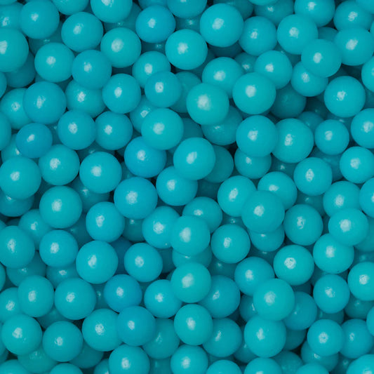 6mm Blue Sugar Pearls