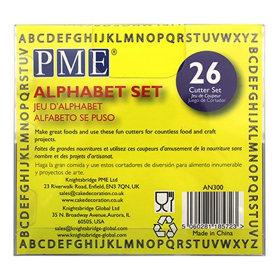 Alphabet Cutter Set