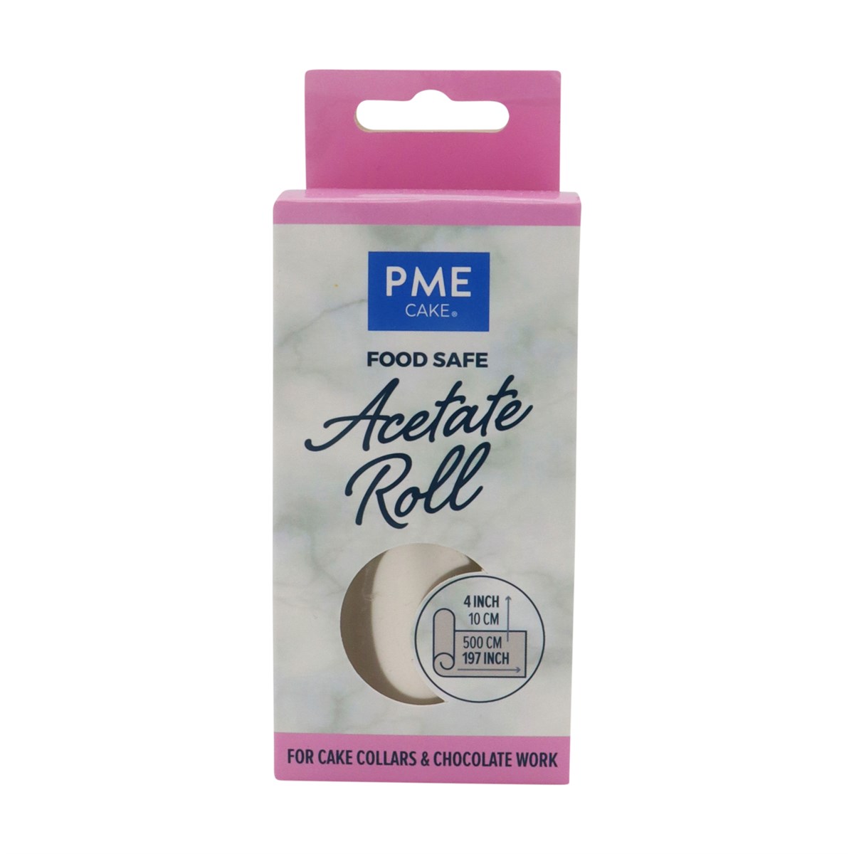 Food Safe Acetate 5 Meter Roll – 4inch / 10cm