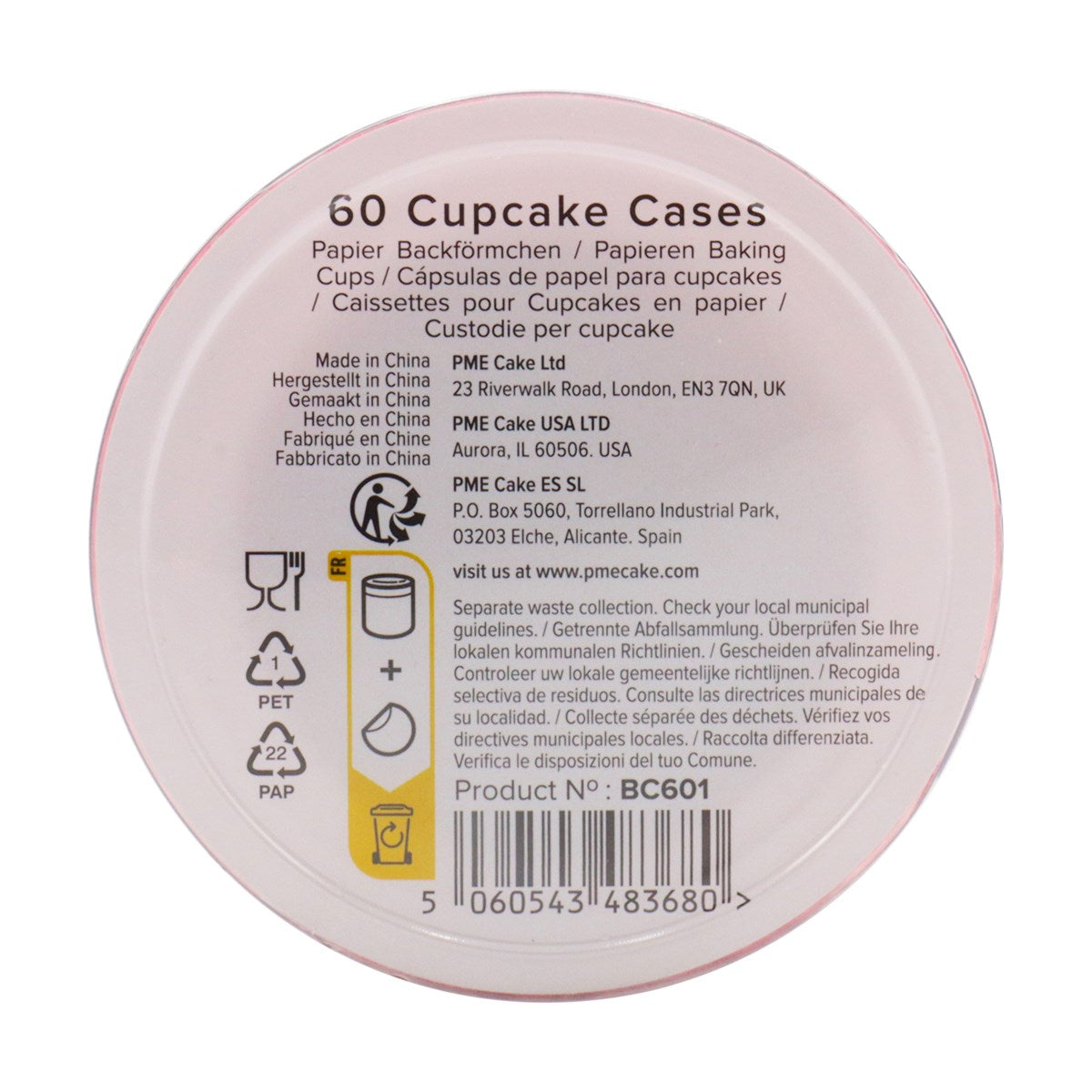 Cupcake Cases, Pink (60)
