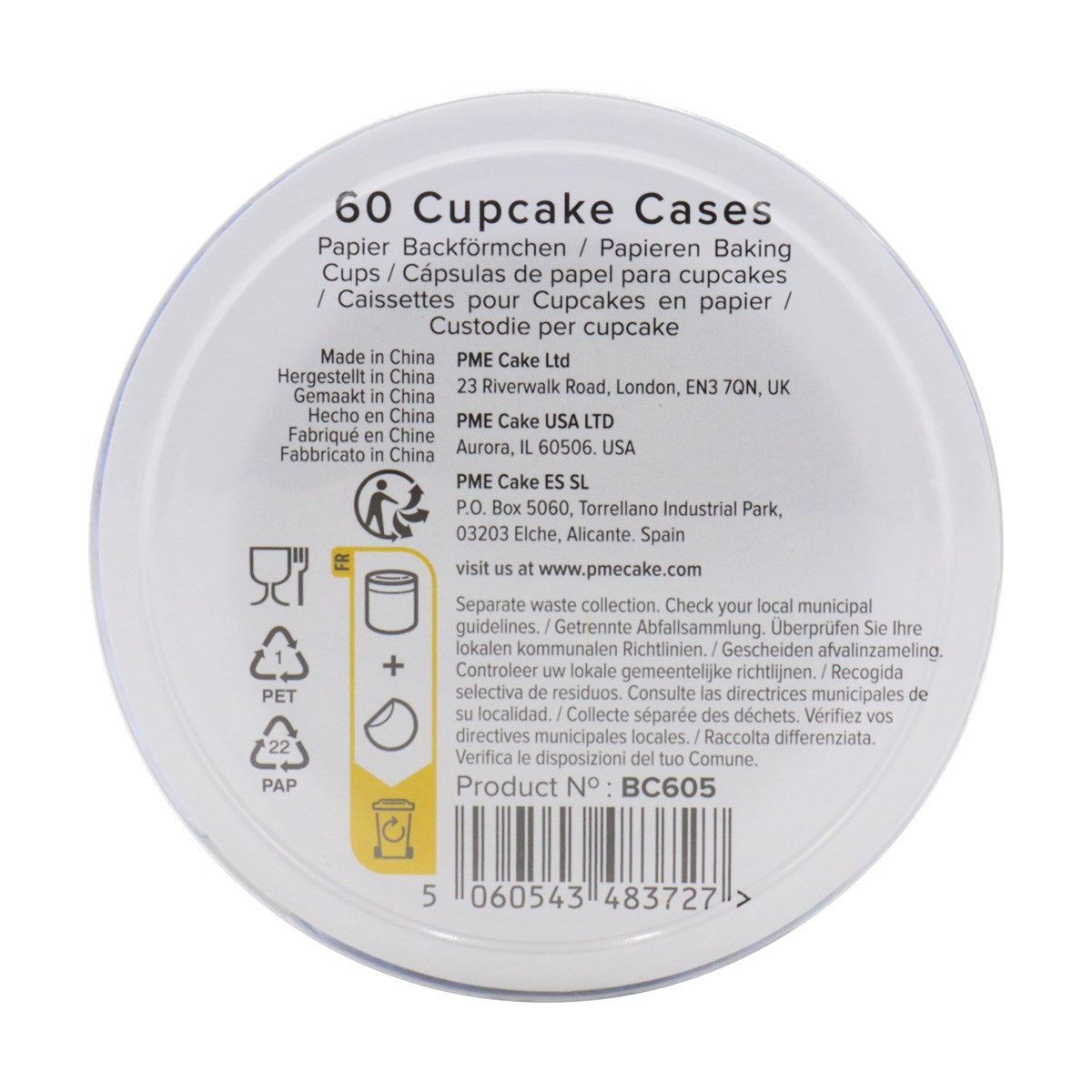 Cupcake Cases, Blue (60)