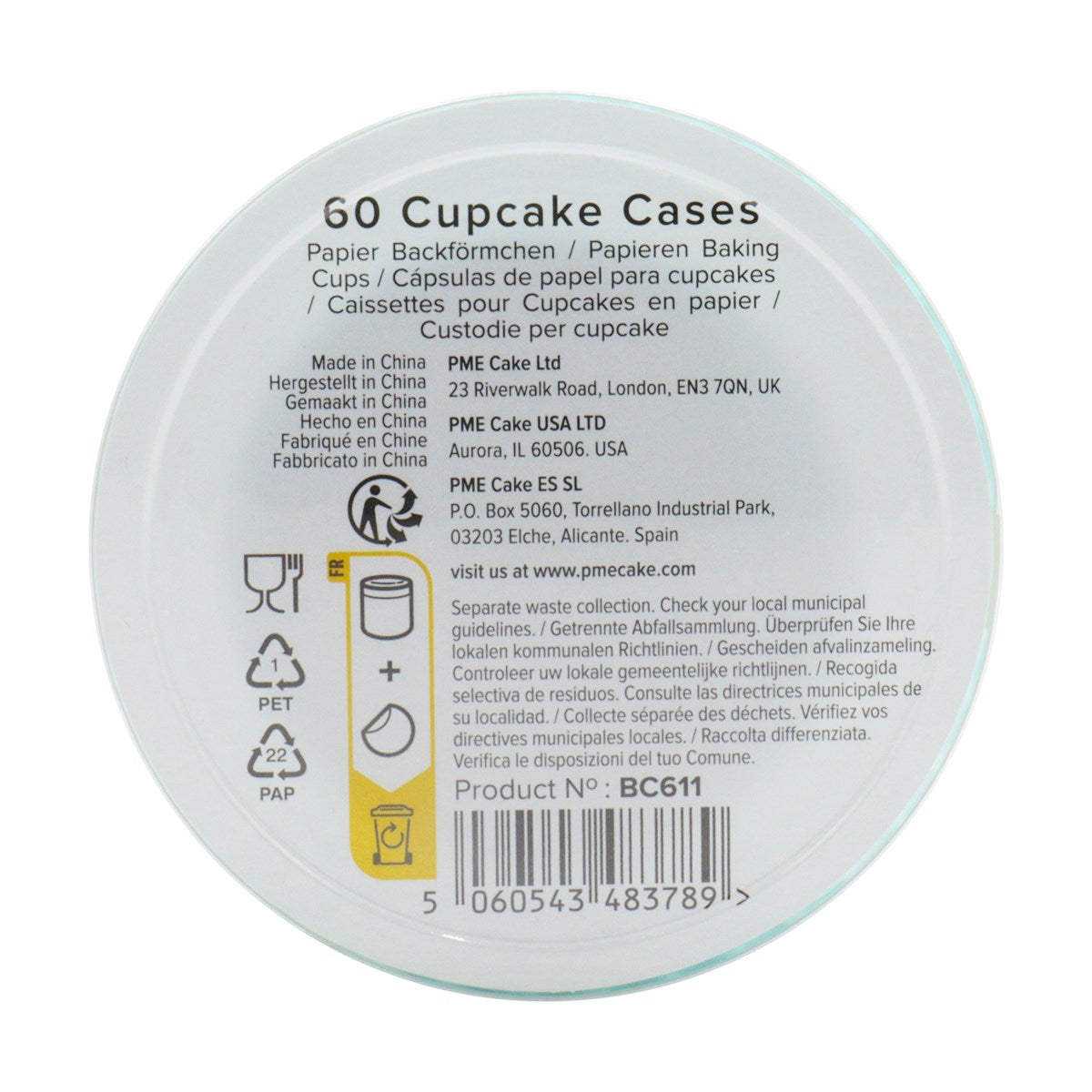 Cupcake Cases, Mint Green (60)