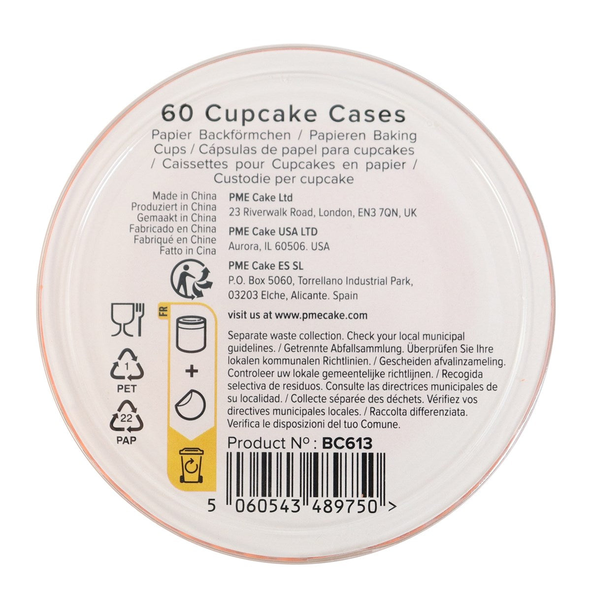 Cupcake Cases, Orange (60)