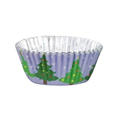 Christmas Foil-lined Cupcake Cases - Christmas Tree (Pack of 30)