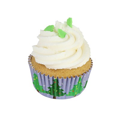Christmas Foil-lined Cupcake Cases - Christmas Tree (Pack of 30)